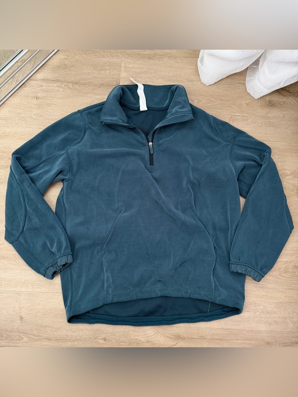 Lululemon Oversized-Fit Soft Stream Half Zip Long in Indochine Blue